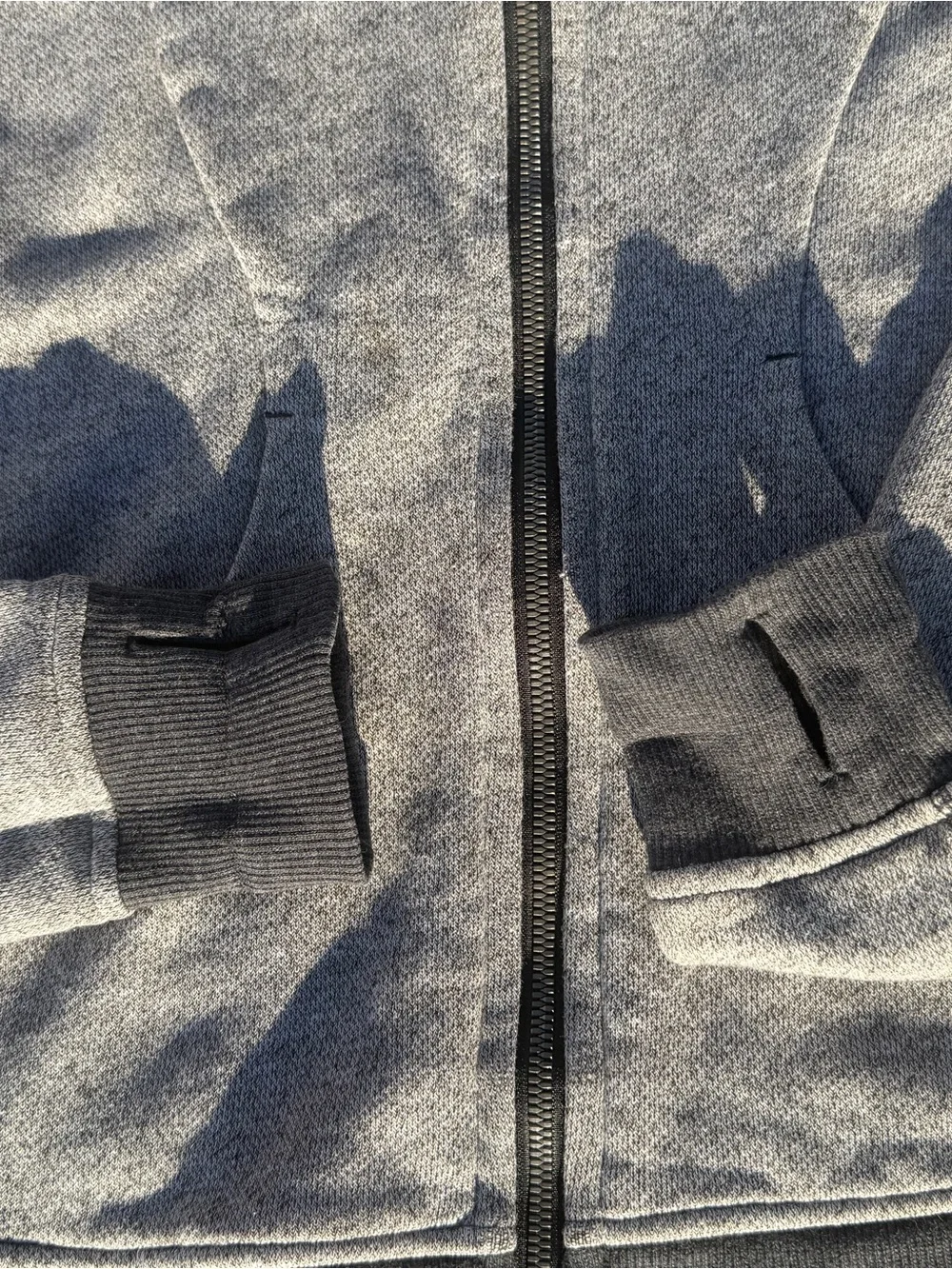Lululemon Heather Gray Zip-Up Hoodie